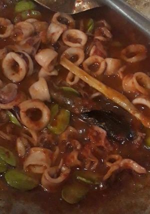Foto resep Cumi sambal pete