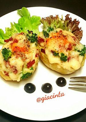Foto resep Kentang panggang Brokoli Keju