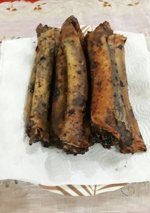 Foto resep Lumpia pisang coklat simple