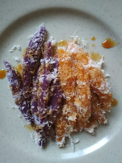 Foto resep Cenil labu kuning / ubi ungu
