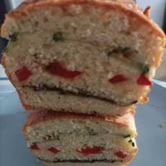 Une photo de Cake aux légumes grillés