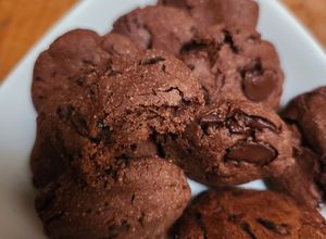 Una foto de Galletas brownie sin gluten
