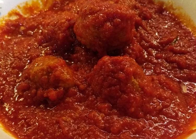 Polpette al sugo senza uova