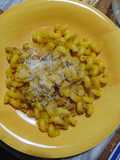 Cellentani al ragù di zucca