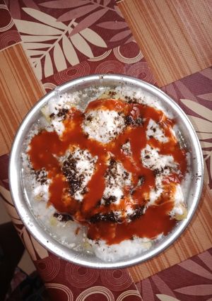 A picture of Khatta mitha wada.