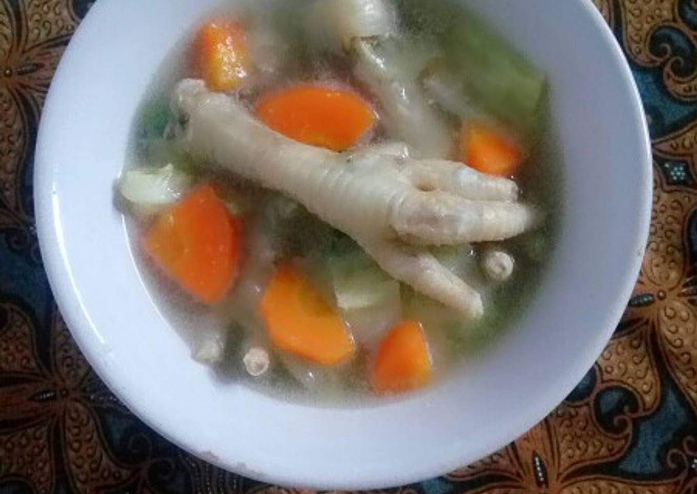 Sop Ceker Ayam