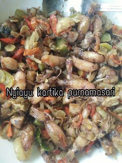Foto resep Cumi asin pedas