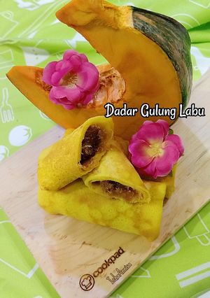 Foto resep Dadar Gulung Labu