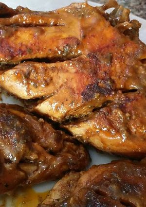 صورة لوصفة دجاج بالقصدير