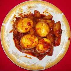 Balado Telur, Kentang, Tahu রেসিপির প্রধান ছবি