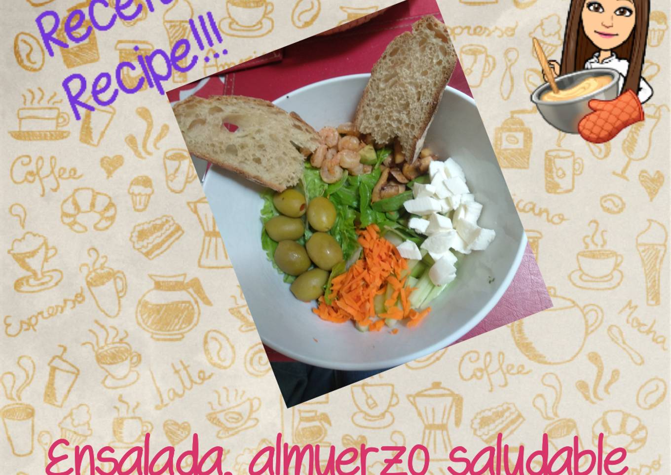 Ensalada, comida saludable