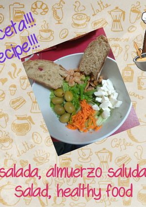 Una foto de Ensalada, comida saludable