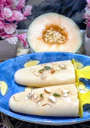खरबूजे की कुल्फी रेसिपी मुख्य फोटो