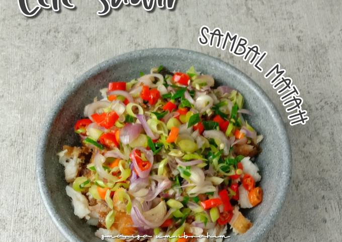 Cara membuat Lele Suwir Sambal Matah Cara membuat Lele Suwir Sambal Matah