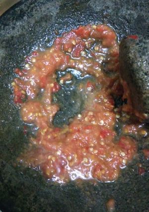 Foto resep Sambal mentah uleg