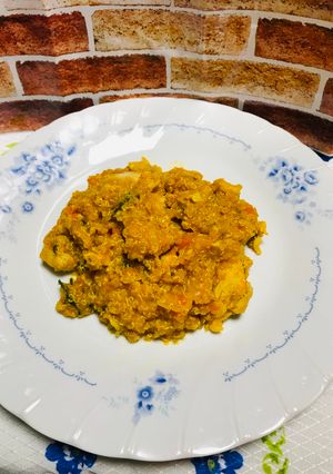 Una foto de Pepian de Quinua con pollo!!