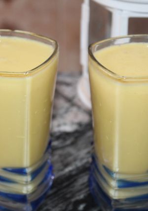 A picture of Mango milk shake.