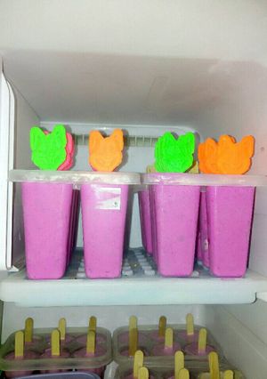 Foto resep ice cream dragon fruit sehat...