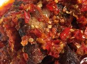 Gambar empal daging sapi pedas