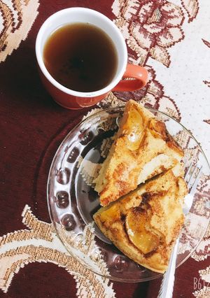 عکسی از دستور کیک سیب و دارچین