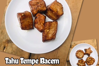 Resep Tahu Tempe Bacem bumbu iris, Bikin Ngiler