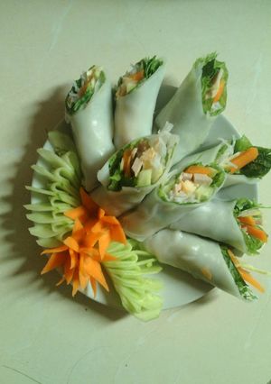 Hình của món Phở cuốn.