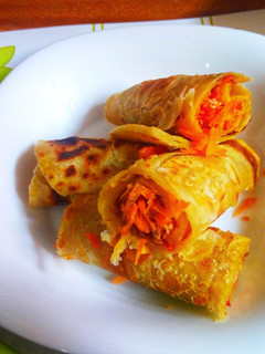 A picture of Breakfast chapati roll #themechallenge.