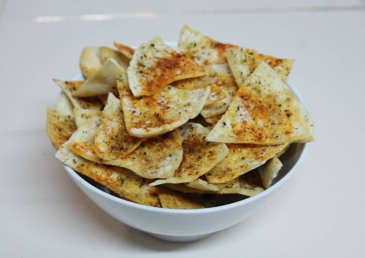 Steps to Prepare Speedy Spicy Bread Chips