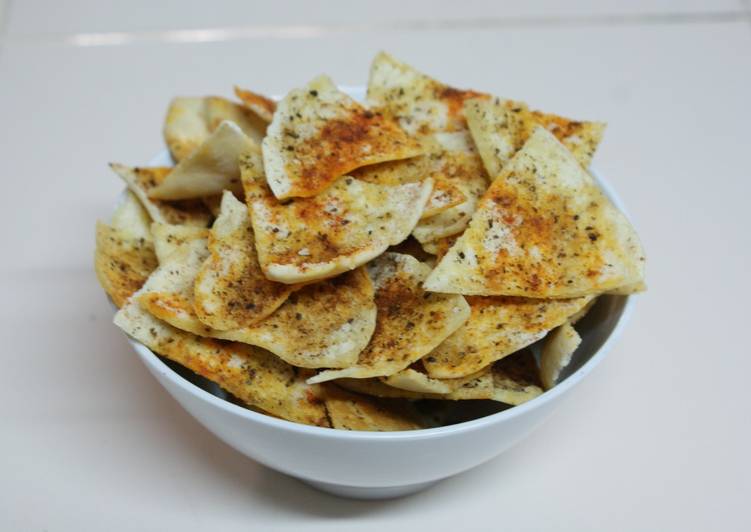 Recipe of Super Quick Homemade Spicy Bread Chips