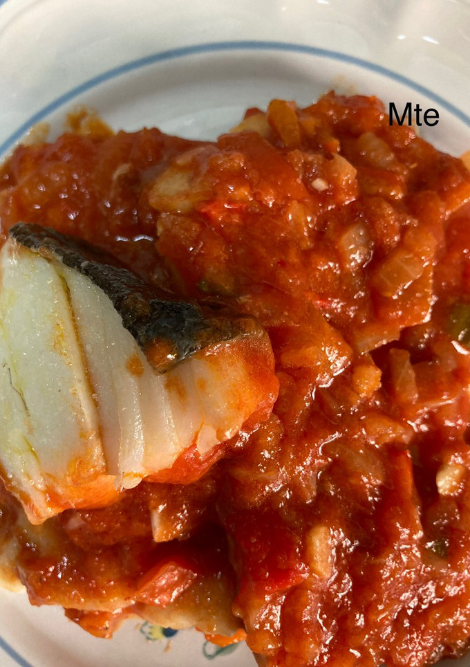 Una foto de Bacalao skrei con tomate Mte