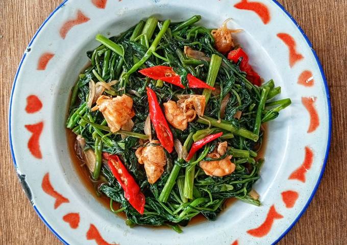 Resep Tumis Kangkung Udang Terasi oleh Nay's Kitchen - Cookpad