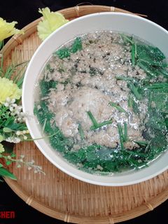 Hình của món Canh cua rau đay.