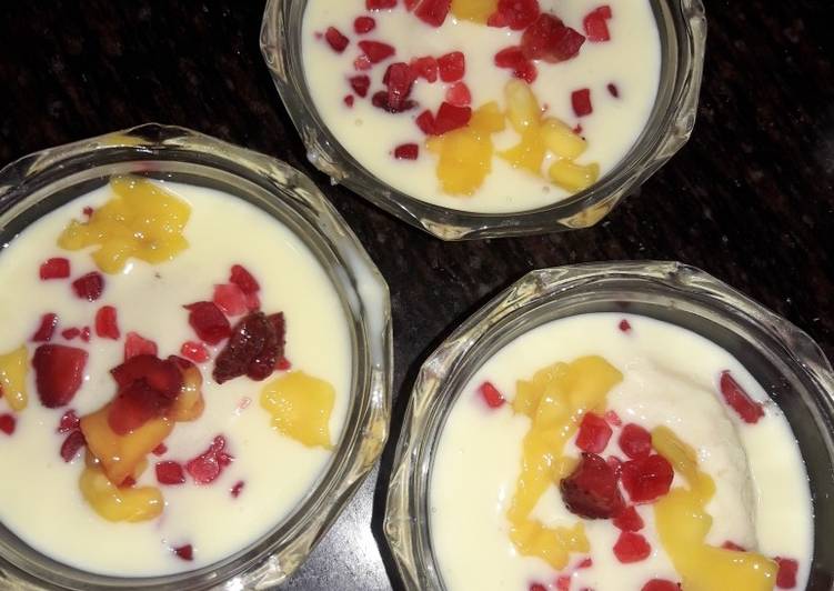 Step-by-Step Guide to Prepare Homemade Custard fruit stuffed balls
