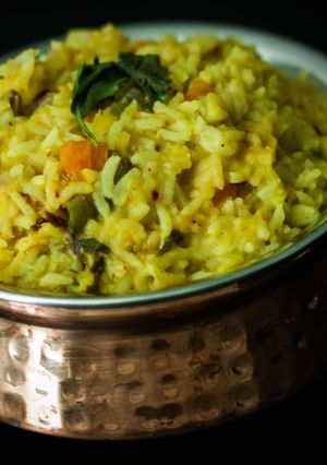 A picture of Masala khichdi.