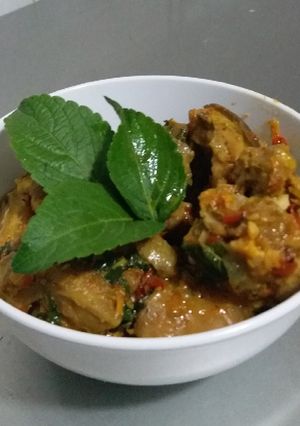 A picture of Goat Meat Peppersoup.