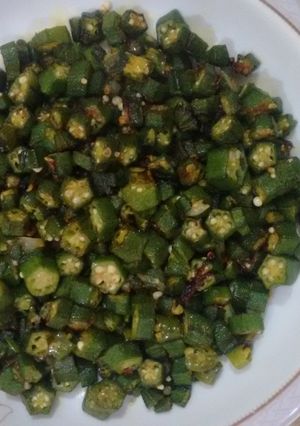 A picture of Easy Bhindi recipe.