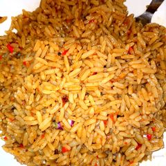 Plain jollop rice A picture of Plain jollop rice.
