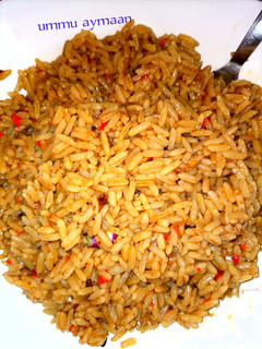 A picture of Plain jollop rice.