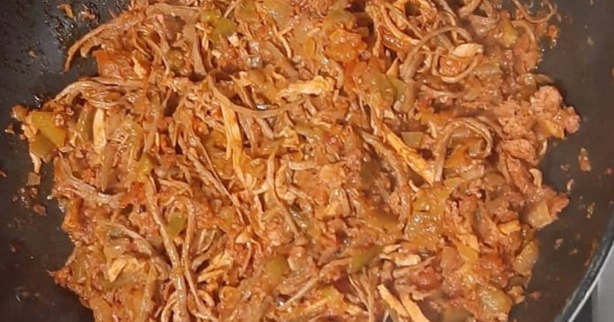 Carne deshebrada de cerdo - 90 recetas caseras- Cookpad