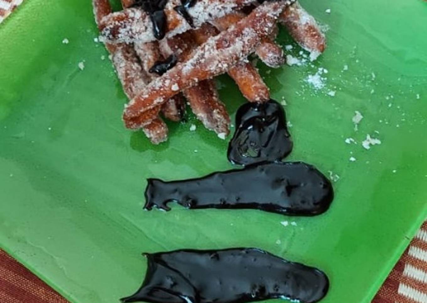 Eggless churros
