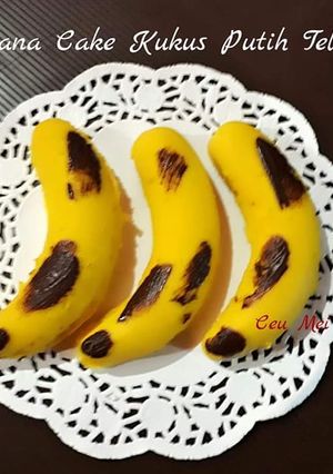 Foto resep Banana Cake Kukus Putih Telur