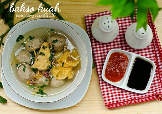 Resep Bakso Kuah Oleh Susi Agung Cookpad