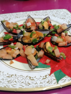 Una foto de Mejillones a la vinagreta