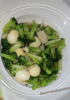 Foto resep Tumis brokoli telur puyuh