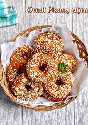 Foto resep Donat Pisang Wijen