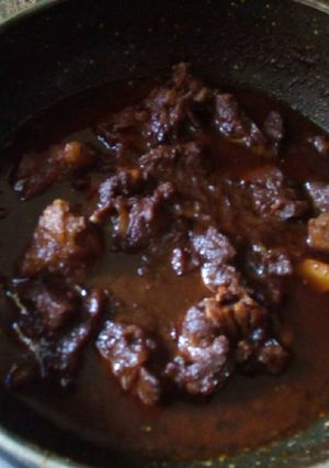 A picture of Mutton kosha.