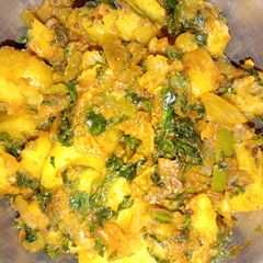 A picture of Aalu Methi.