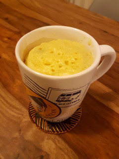 Une photo de Mug cake banane vanille pépites de chocolat