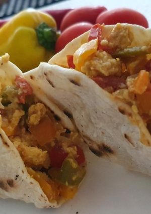 Foto di Tacos con perico criollo