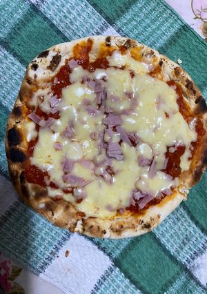 Una foto de Pizza